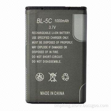 BL-5C Mobile Phone Battery, Compatible with Nokia 1110, 1110i, 1112, 1200, 1208, 1209, 1600 and 1650